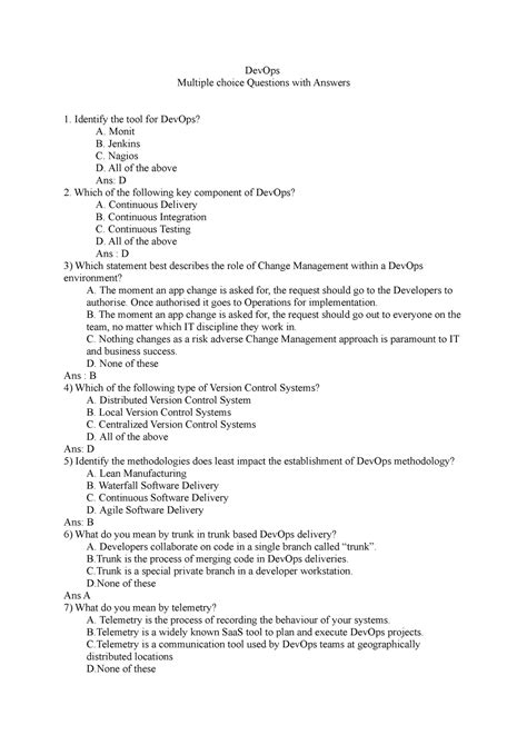 tq agile and devops mcq village|DevOps MCQ (Multiple Choice Questions And Answers).